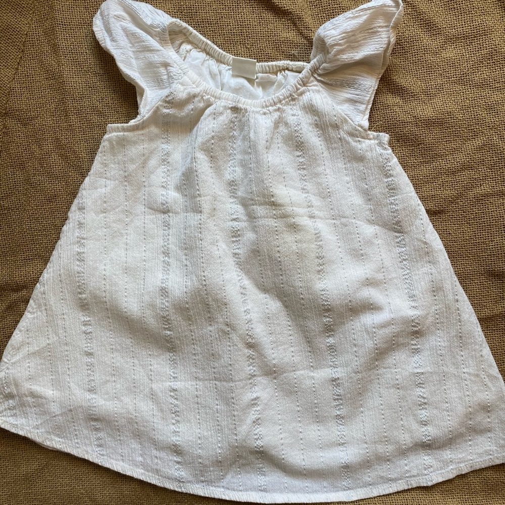 2 Neutral Girls Dresses Summer/Spring - Picture 2 of 6